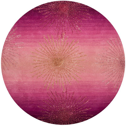 Safavieh Soho Soh712N Pink Geometric Area Rug