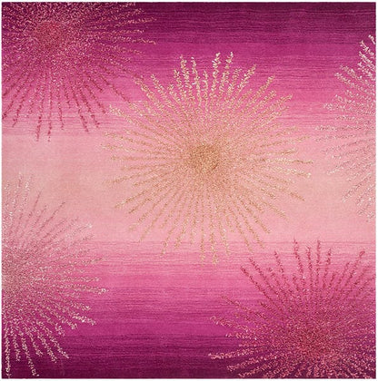 Safavieh Soho Soh712N Pink Geometric Area Rug