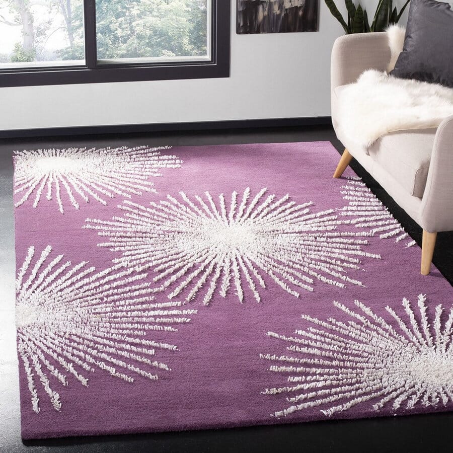 Safavieh Soho Soh712P Purple / Ivory Rugs.