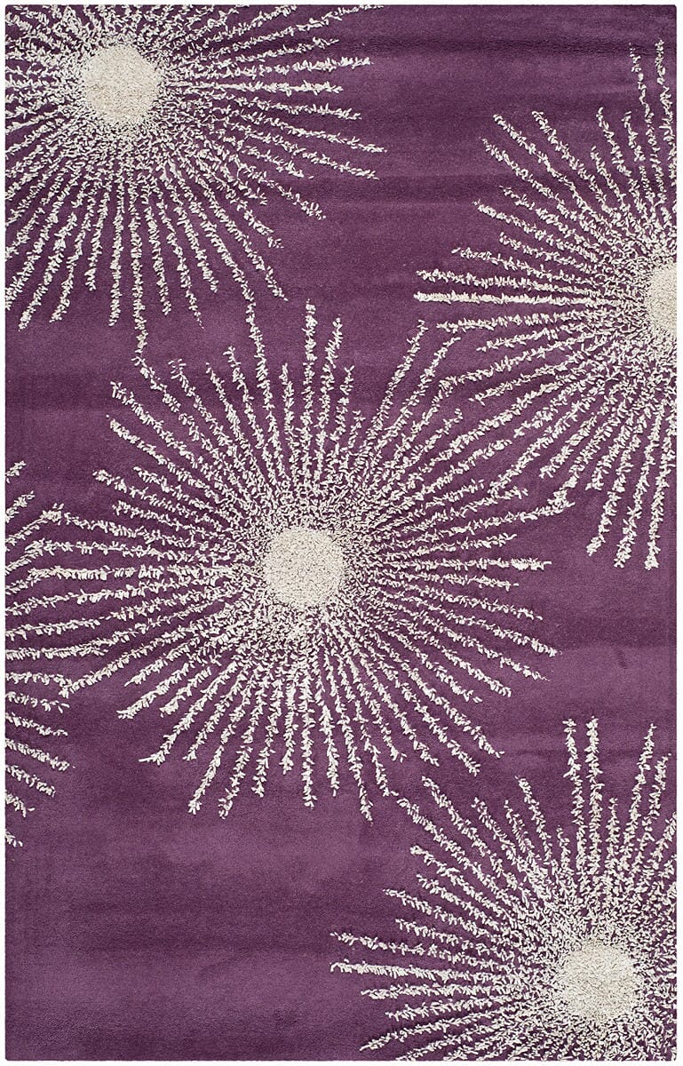Safavieh Soho Soh712P Purple / Ivory Rugs.