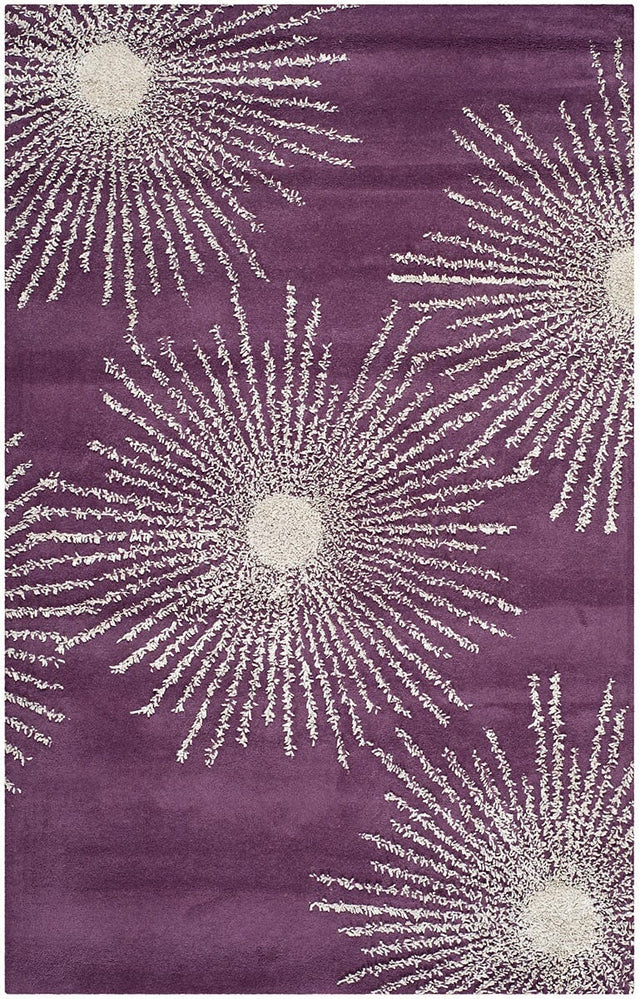 Safavieh Soho Soh712P Purple / Ivory Rugs.