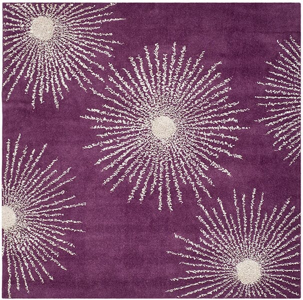 Safavieh Soho Soh712P Purple / Ivory Rugs.