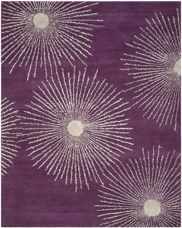 Safavieh Soho Soh712P Purple / Ivory Rugs.