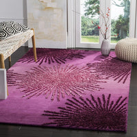 Safavieh Soho Soh712Q Purple Geometric Area Rug