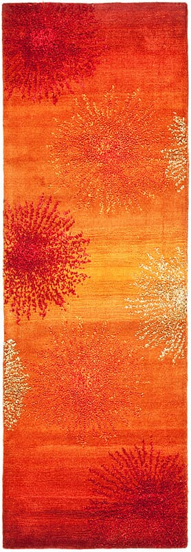 Safavieh Soho Soh712R Rust / Multi Geometric Area Rug