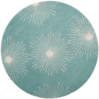 Safavieh Soho Soh712T Light Teal / Multi Geometric Area Rug