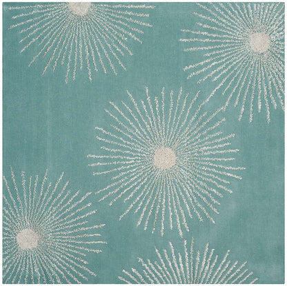 Safavieh Soho Soh712T Light Teal / Multi Geometric Area Rug