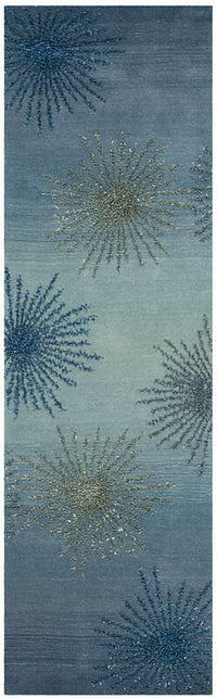 Safavieh Soho Soh712W Denim Geometric Area Rug