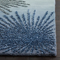 Safavieh Soho Soh712W Denim Geometric Area Rug