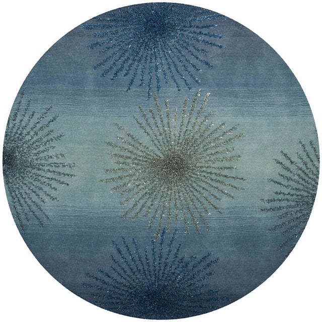 Safavieh Soho Soh712W Denim Geometric Area Rug