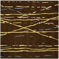 Safavieh Soho Soh716A Brown / Yellow Geometric Area Rug