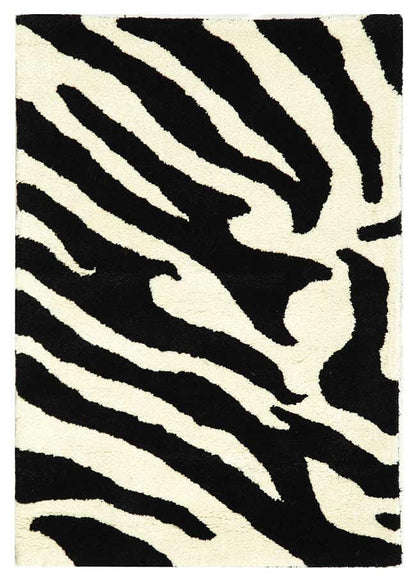 Safavieh Soho Soh717A White / Black Animal Prints /Images Area Rug