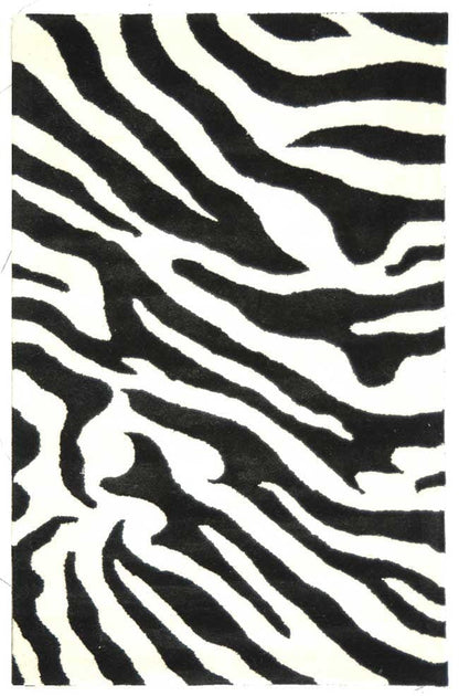 Safavieh Soho Soh717A White / Black Animal Prints /Images Area Rug