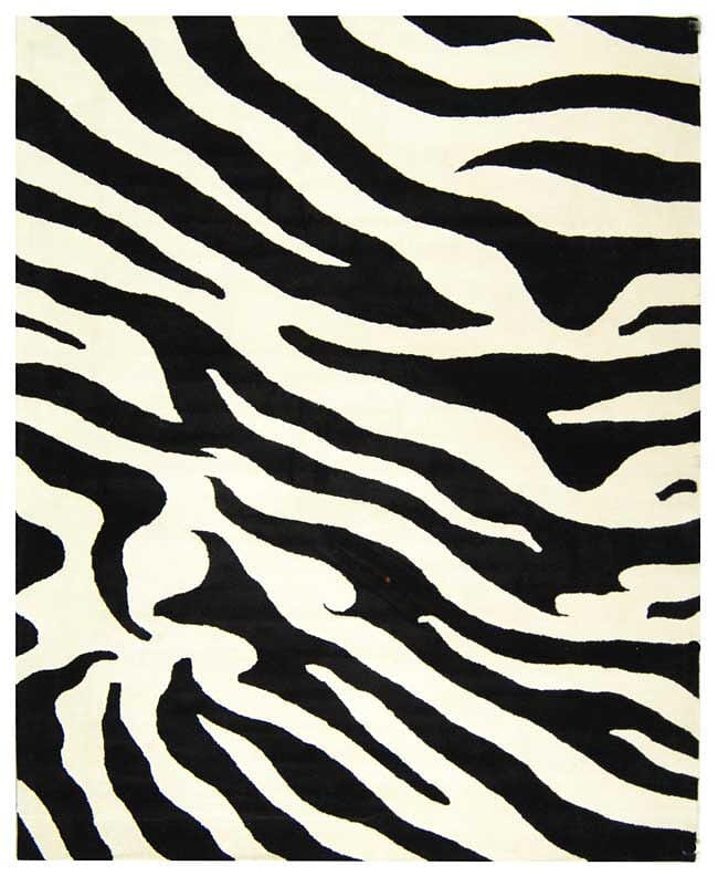 Safavieh Soho Soh717A White / Black Animal Prints /Images Area Rug