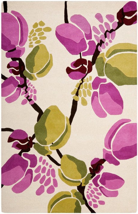 Safavieh Soho Soh718A Ivory / Pink Rugs.