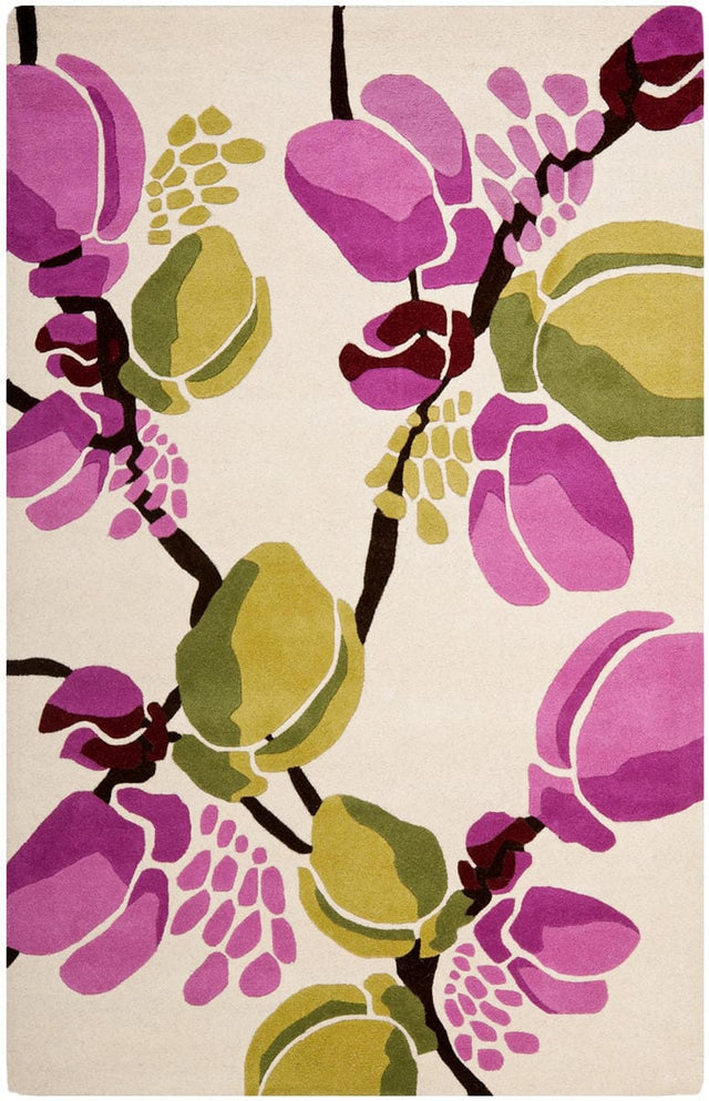 Safavieh Soho Soh718A Ivory / Pink Rugs.