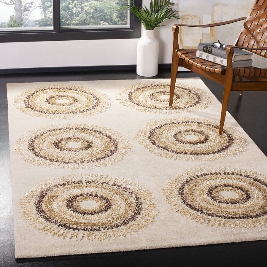 Safavieh Soho Soh719A Beige / Gold Geometric Area Rug