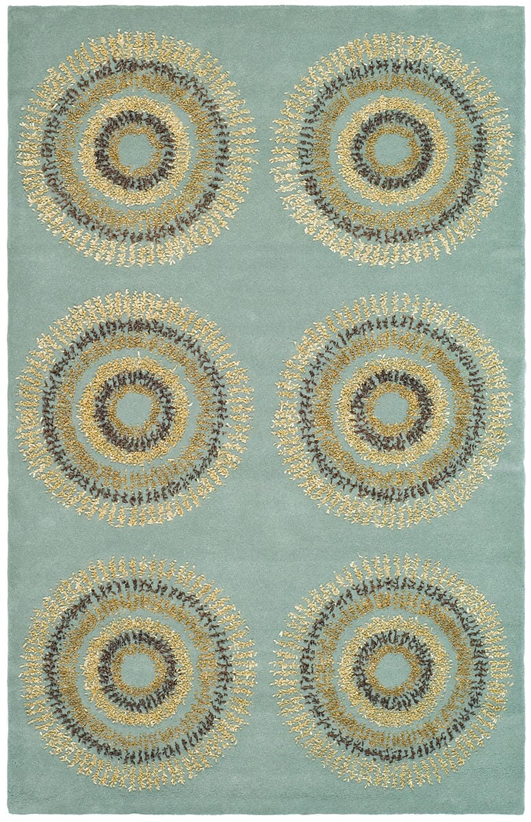 Safavieh Soho soh719c Light Blue / Multi Geometric Area Rug