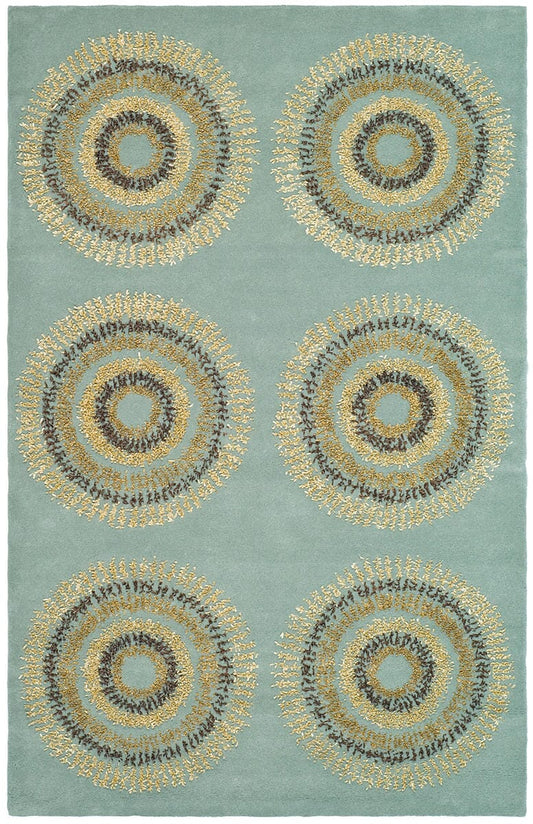 Safavieh Soho soh719c Light Blue / Multi Geometric Area Rug