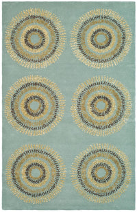 Safavieh Soho soh719c Light Blue / Multi Geometric Area Rug