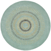 Safavieh Soho Soh719C Light Blue / Multi Geometric Area Rug