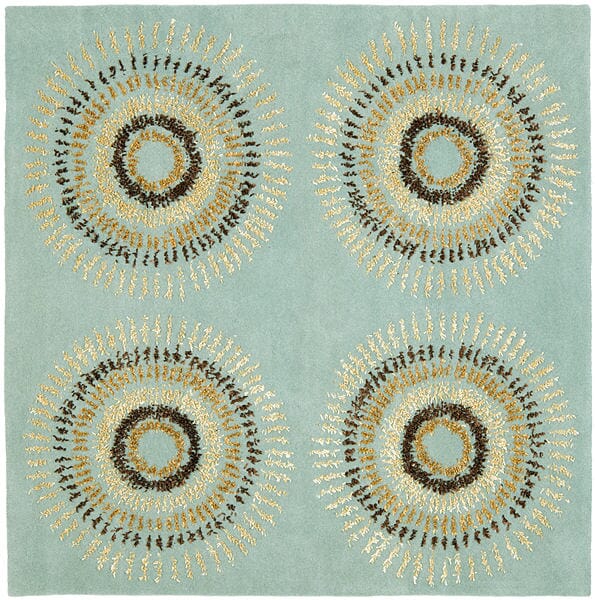 Safavieh Soho Soh719C Light Blue / Multi Geometric Area Rug