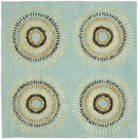 Safavieh Soho Soh719C Light Blue / Multi Geometric Area Rug