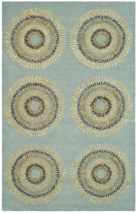 Safavieh Soho Soh719C Light Blue / Multi Geometric Area Rug