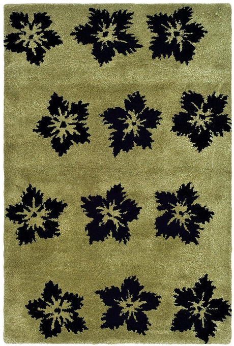 Safavieh Soho soh720a Sage / Black Rugs.