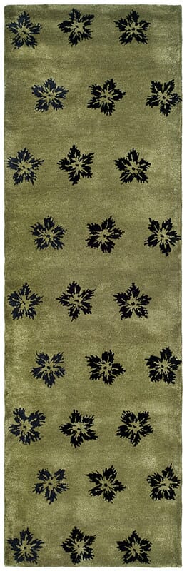 Safavieh Soho soh720a Sage / Black Floral / Country Area Rug