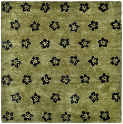 Safavieh Soho soh720a Sage / Black Floral / Country Area Rug