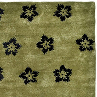 Safavieh Soho soh720a Sage / Black Floral / Country Area Rug