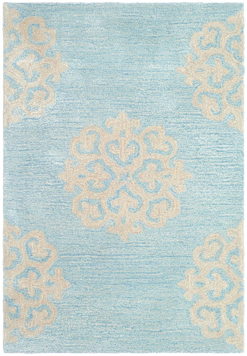 Safavieh Soho Soh724A Turquoise / Yellow Geometric Area Rug