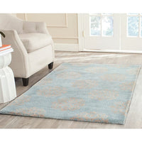 Safavieh Soho Soh724A Turquoise / Yellow Geometric Area Rug