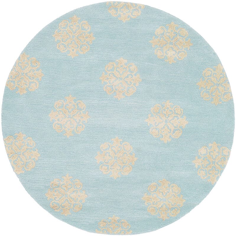 Safavieh Soho Soh724A Turquoise / Yellow Geometric Area Rug