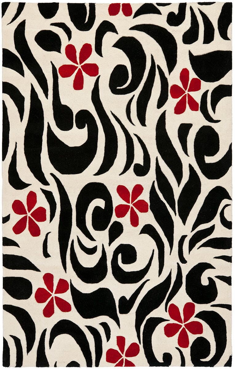 Safavieh Soho soh725a Ivory / Black Area Rug