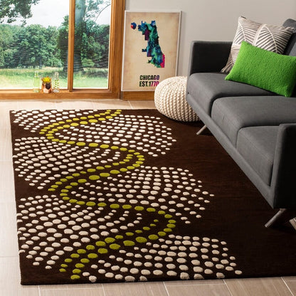 Safavieh Soho Soh727A Brown / Beige Geometric Area Rug