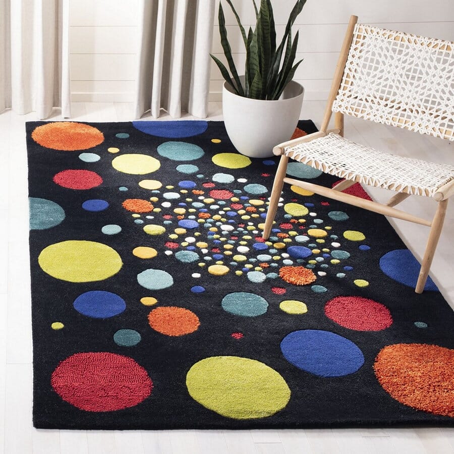 Safavieh Soho Soh728A Black / Multi Geometric Area Rug