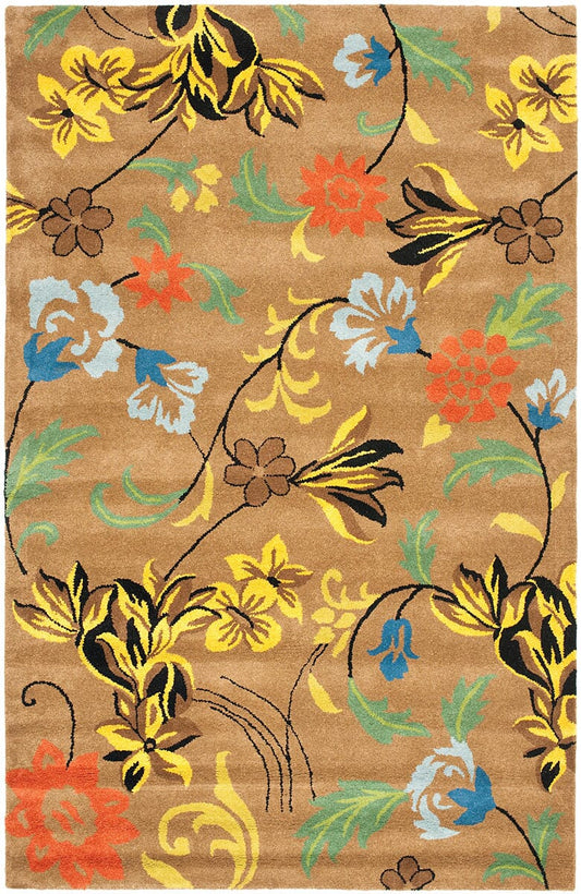 Safavieh Soho Soh736A Brown / Multi Floral / Country Area Rug