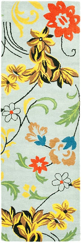 Safavieh Soho Soh736B Blue / Multi Floral / Country Area Rug