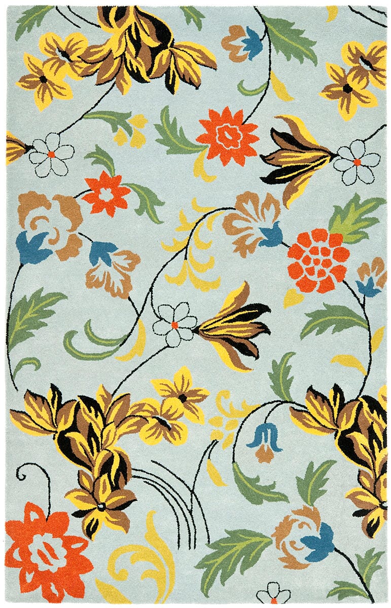Safavieh Soho Soh736B Blue / Multi Rugs.