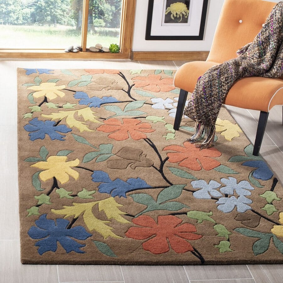 Safavieh Soho Soh737A Brown / Multi Floral / Country Area Rug