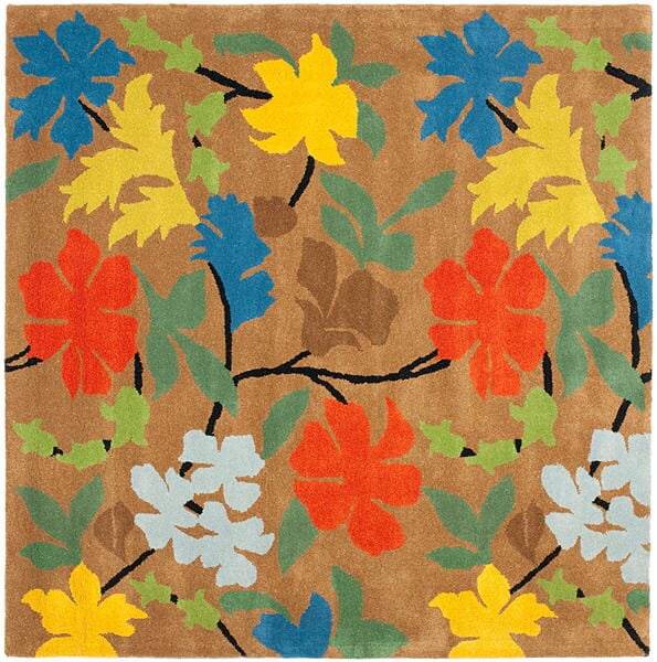 Safavieh Soho Soh737A Brown / Multi Floral / Country Area Rug