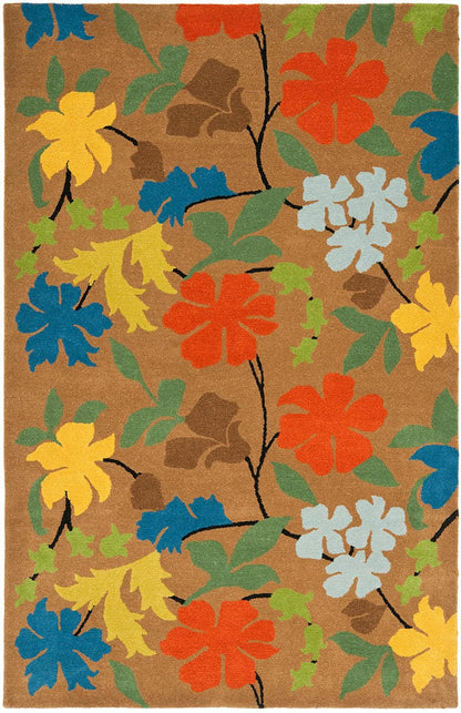 Safavieh Soho Soh737A Brown / Multi Floral / Country Area Rug