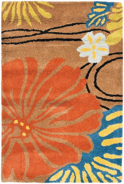 Safavieh Soho Soh738A Brown / Multi Floral / Country Area Rug