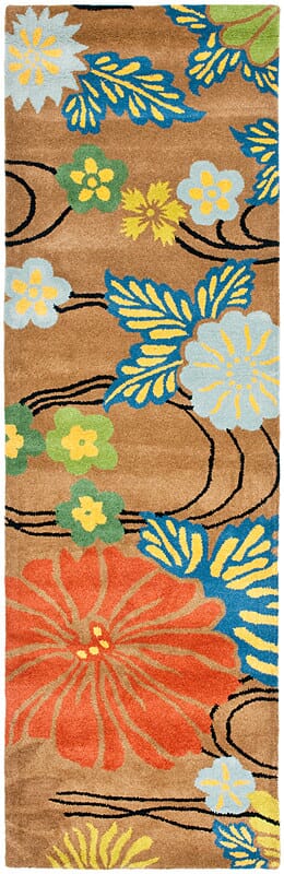 Safavieh Soho Soh738A Brown / Multi Floral / Country Area Rug