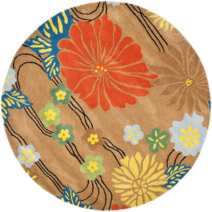 Safavieh Soho Soh738A Brown / Multi Floral / Country Area Rug