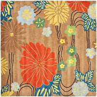 Safavieh Soho Soh738A Brown / Multi Floral / Country Area Rug