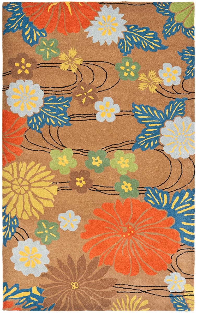 Safavieh Soho Soh738A Brown / Multi Floral / Country Area Rug