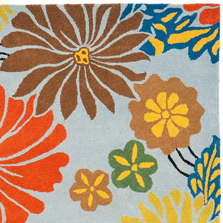 Safavieh Soho Soh738B Blue / Multi Rugs.
